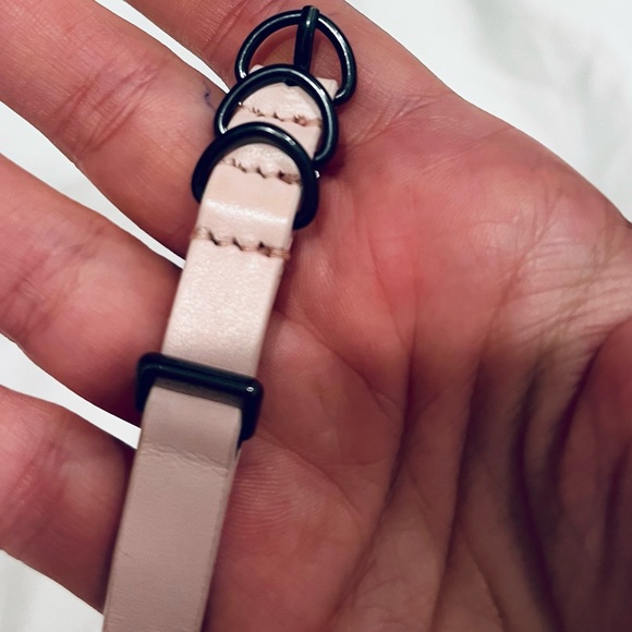 Rebecca Minkoff Pink Studded Leather Wrap Bracelet - Picture 3 of 4